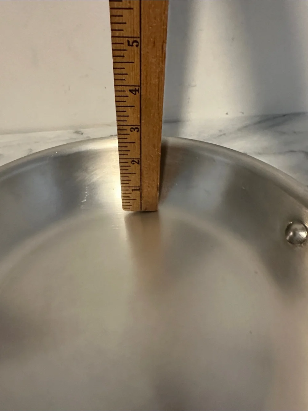 All Clad brushed Stainless Steel Frying Pan 10.5” long handle